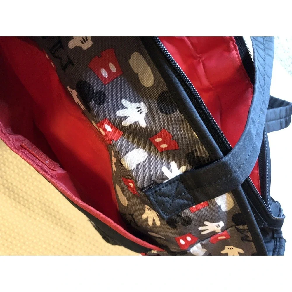 Disney Baby - Mickey Mouse - Used - Baby Diaper Bag - Girls/Boys - Black & Red